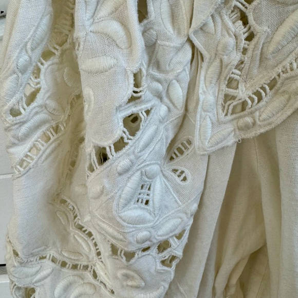 NWT Sea New York Anita Eyelet Puff Sleeve Top - Picture 6 of 13